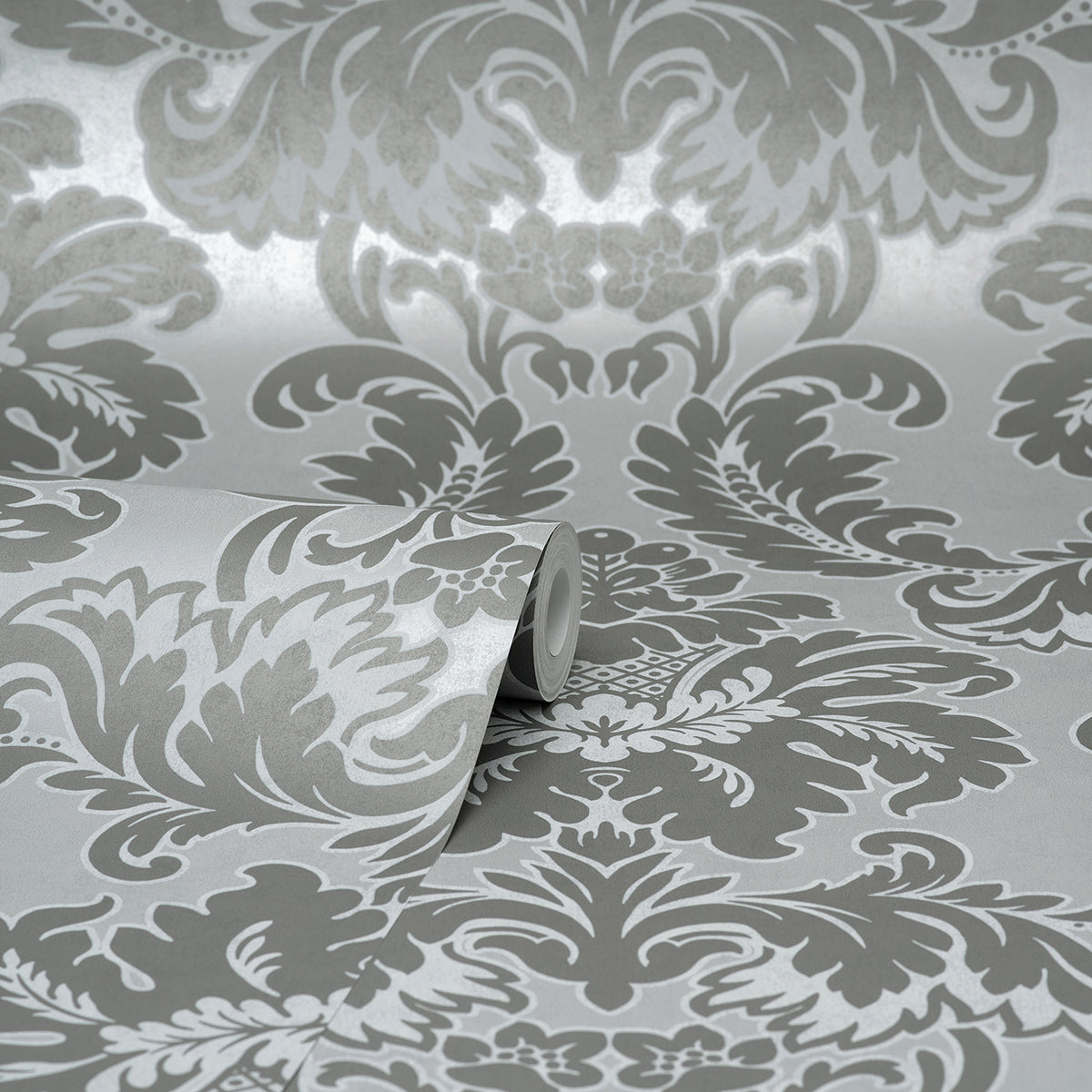 Windsor Grey Damask CLEARANCE