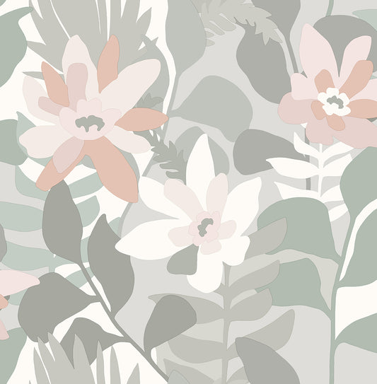Boho Floral Wallpaper
