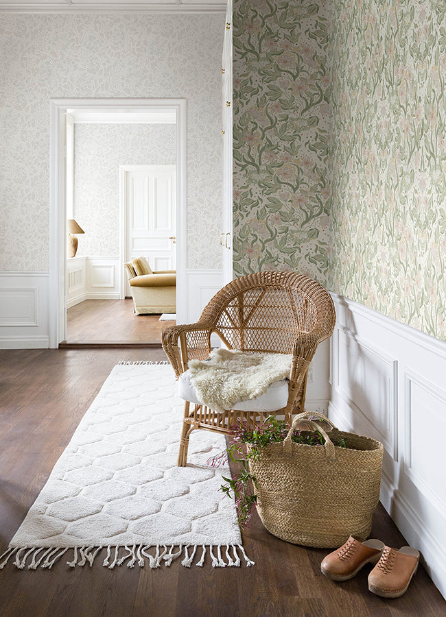 Lisa Olive Floral Damask