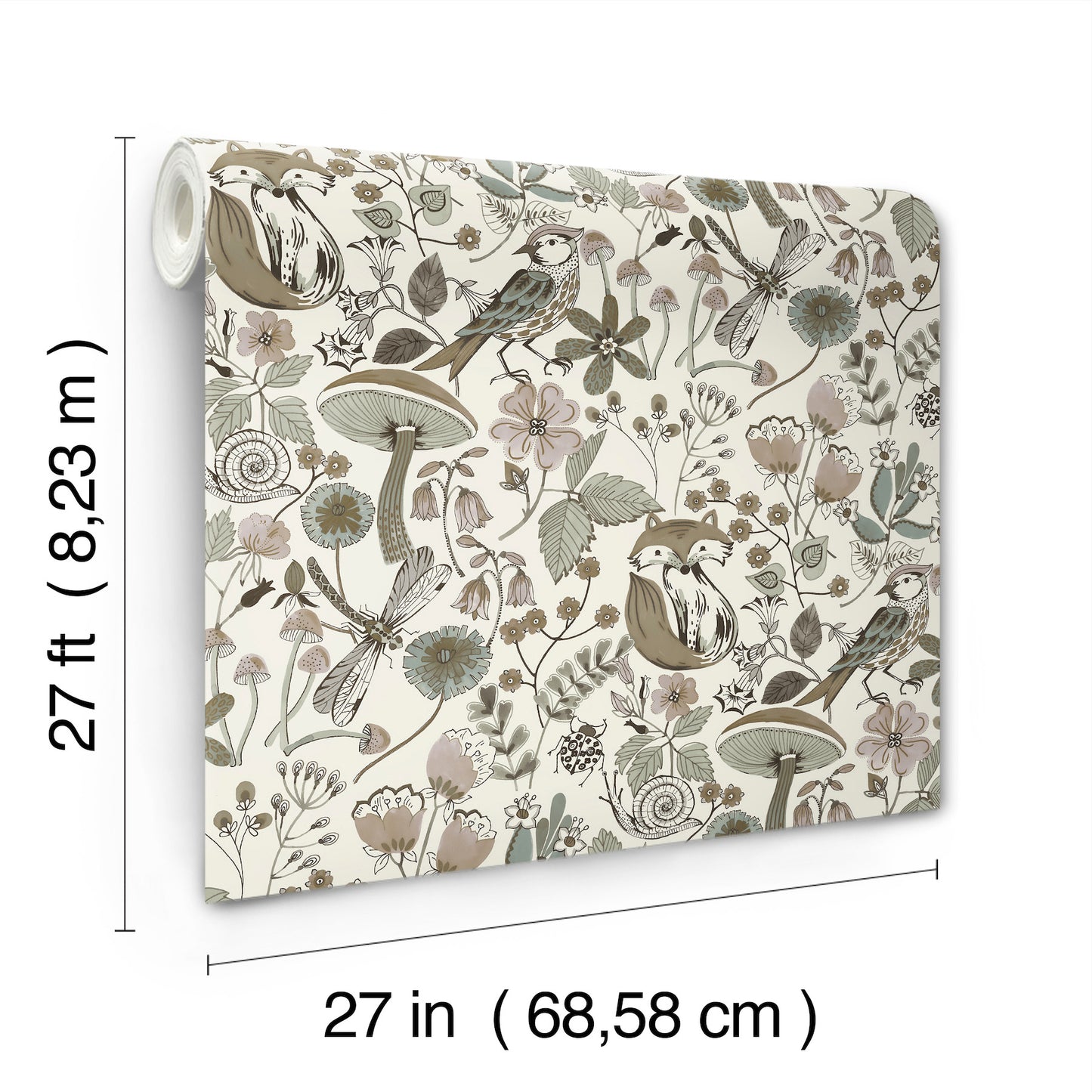 Wonder Chocolate Woodland Animals Wallpaper
