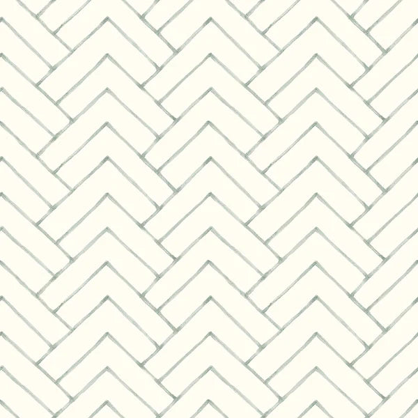 Teal Tiered Herringbone