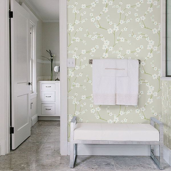Light Gray and White Blossom REDUCED
