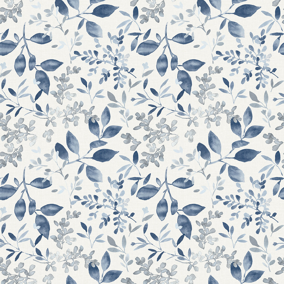 Tinker Navy Woodland Botanical Wallpaper