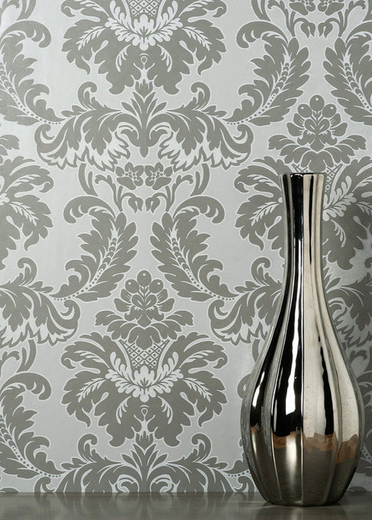 Grey Damask