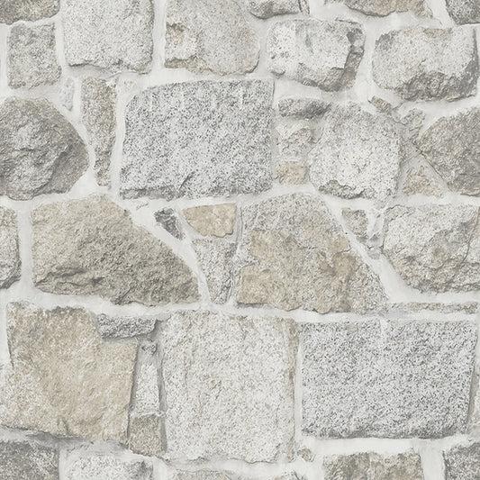 Light Gray Stone Wallpaper