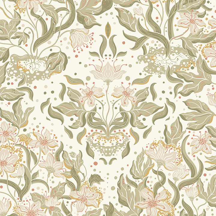 Lisa Olive Floral Damask