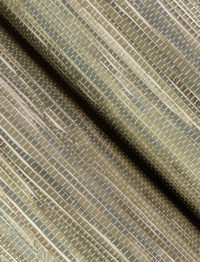 Exhale Olive Woven Faux Grasscloth Wallpaper