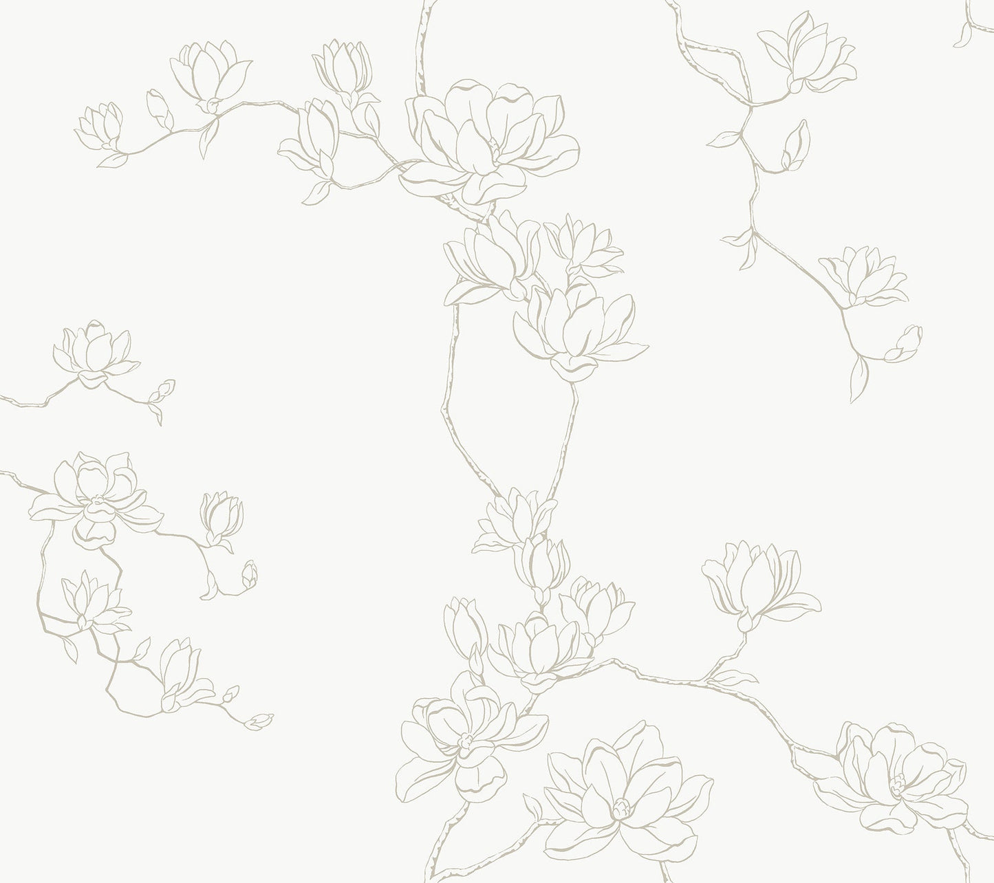 Magnolia Beige Branches