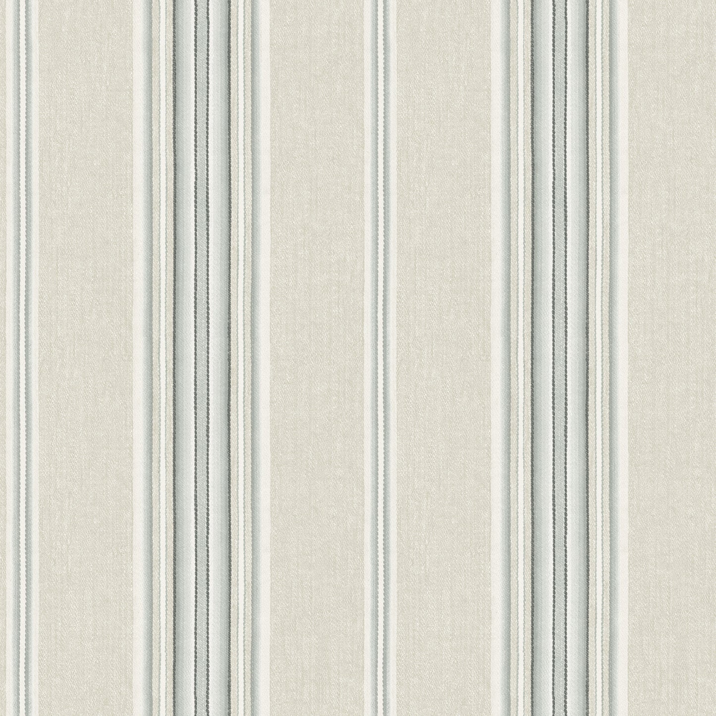 Calvados Turquoise Linen Stripe