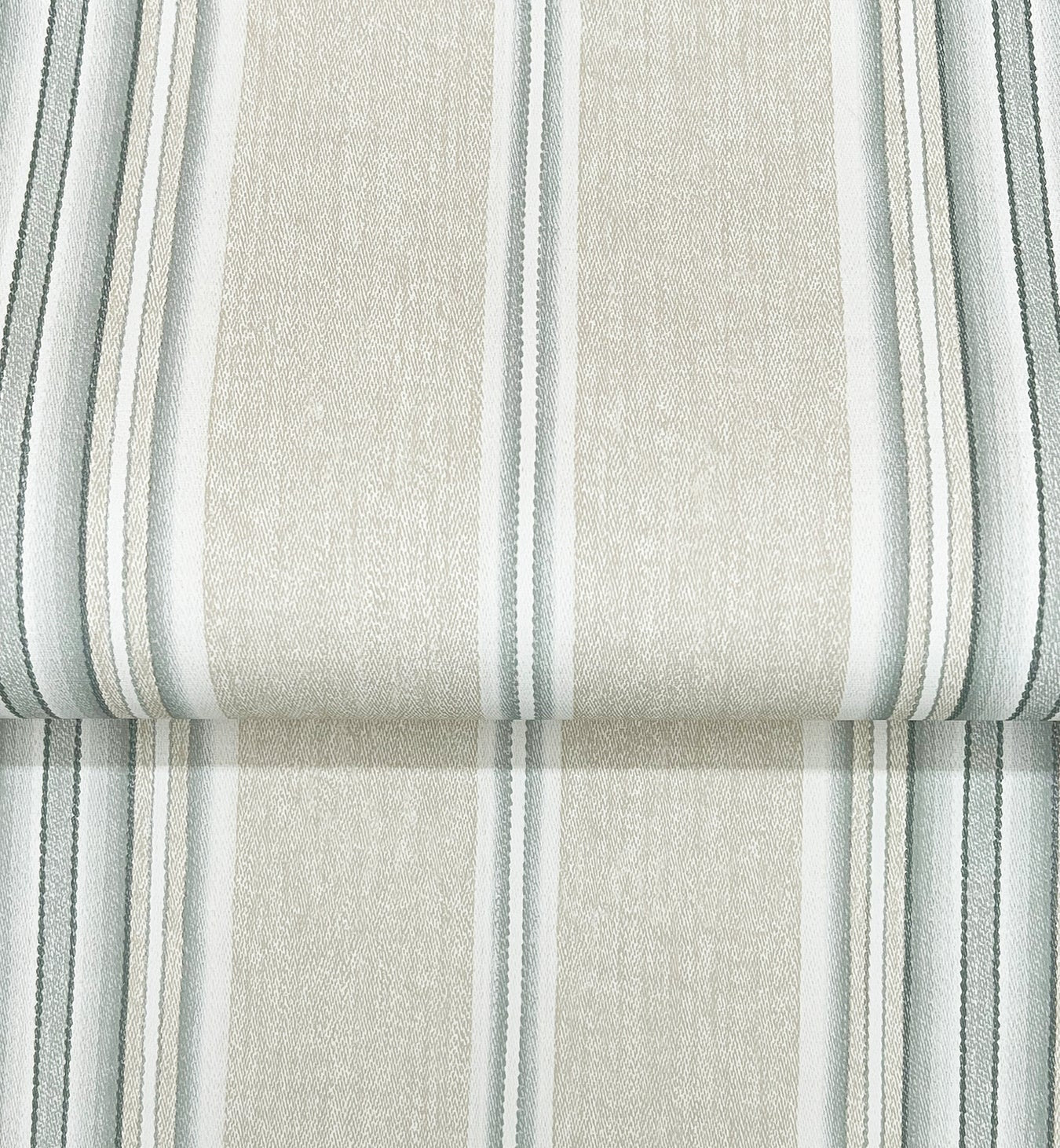 Calvados Turquoise Linen Stripe