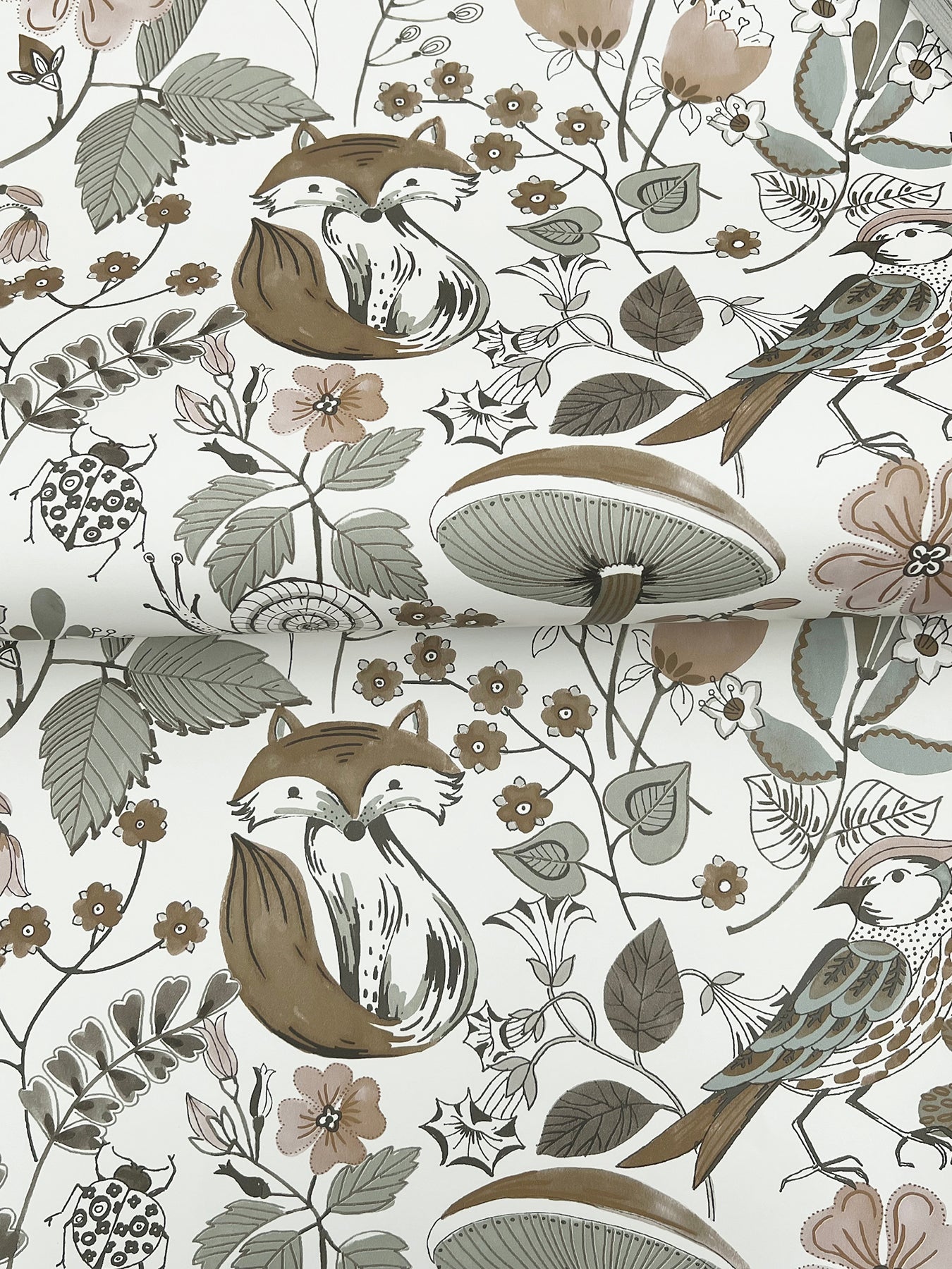 Wonder Chocolate Woodland Animals Wallpaper