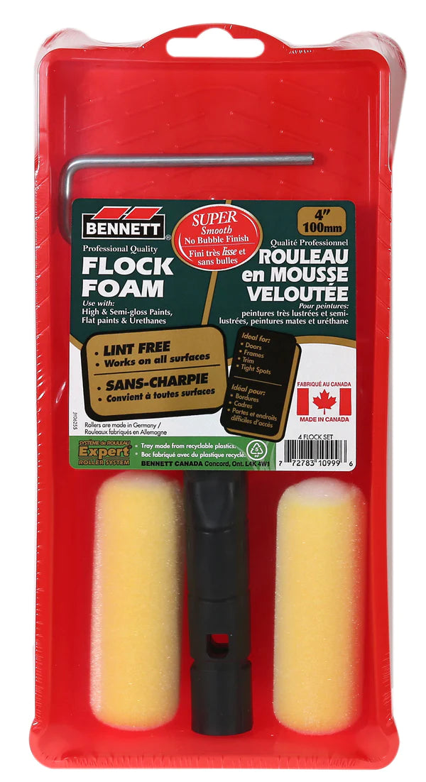 Bennett Red Flock Foam Set