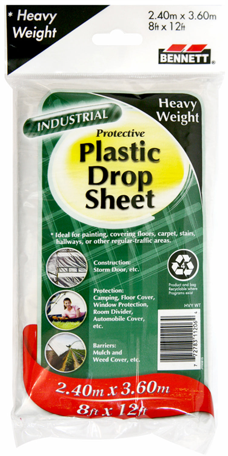 Plastic Drop Sheets 8x12