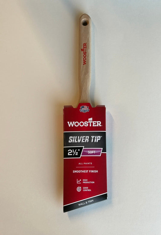 Wooster Silver Tip 2-1/2" Soft Angle Sash Paint Brush