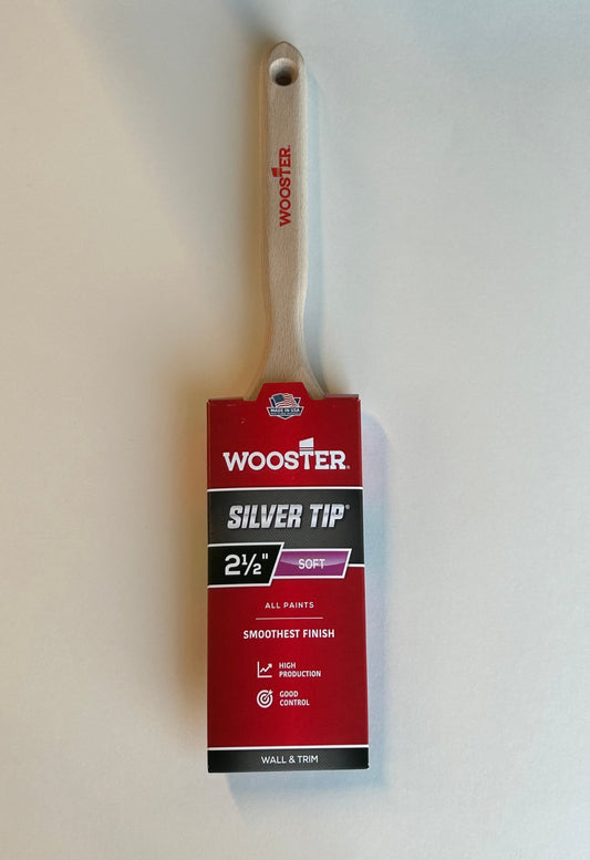 Wooster Silver Tip 2-1/2" Soft Flat Sash Paint Brush
