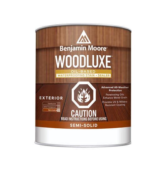 Woodluxe Oil-Based Waterproofing Stain + Sealer - Semi-Solid (K593)