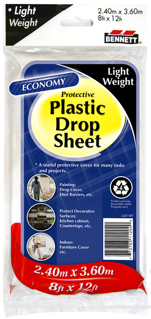 Plastic Drop Sheets 8x12