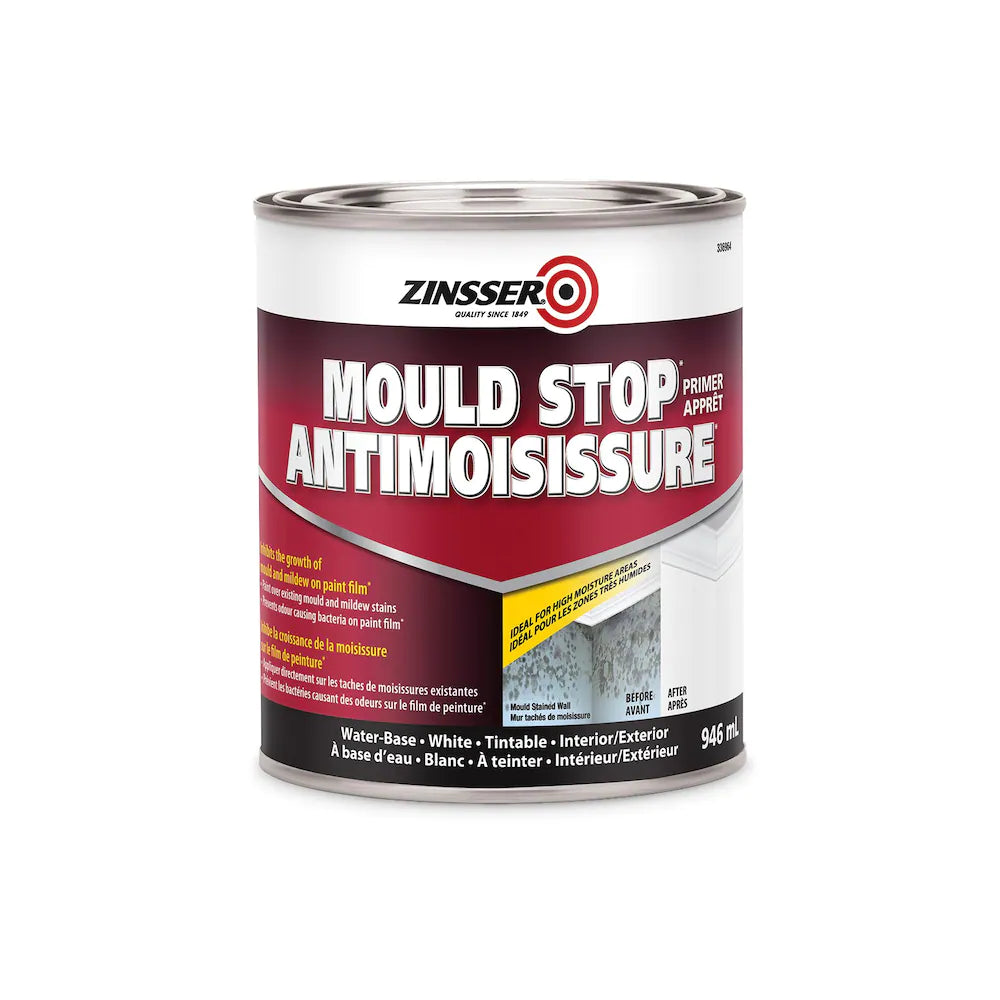 Zinsser Mould Stop Primer Interior/Exterior Water Based- White